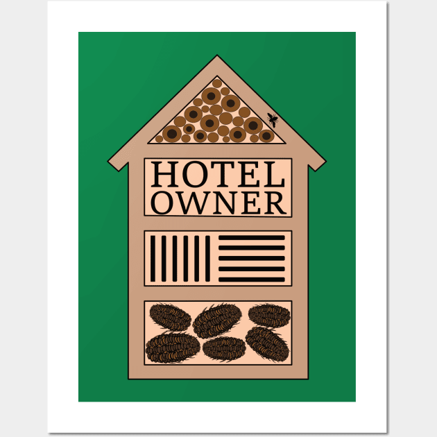 Insect hotel Wall Art by SpassmitShirts